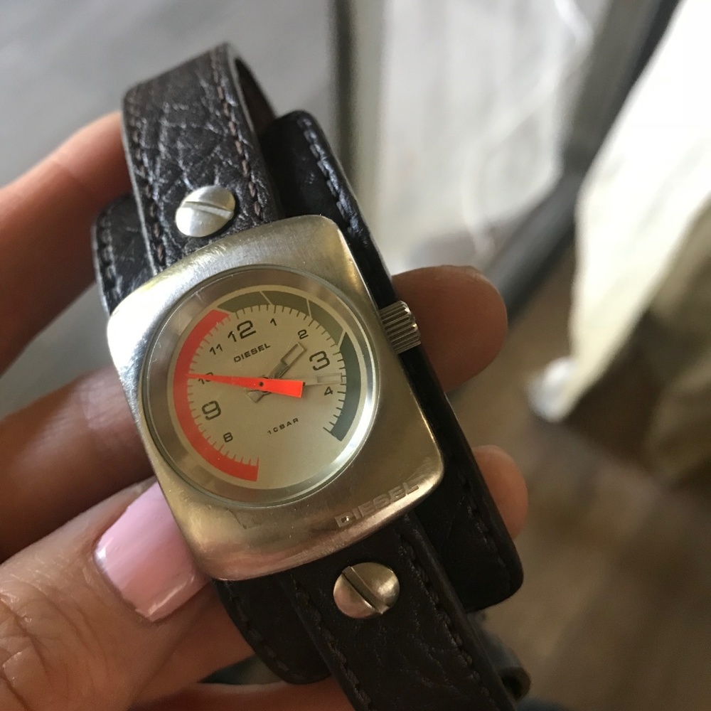 Disel Watch with leather band